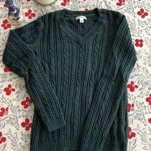 Croft & Barrow Green Sweater